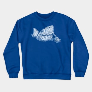 Shark Drinking Poison Crewneck Sweatshirt